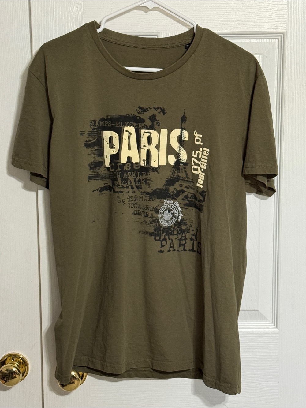 Men's Paris Graphic T‑Shirt - Olive